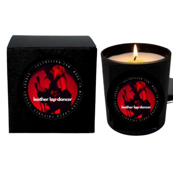 Leather Lap Dancer Luxury Candle - Picture 1 of 2